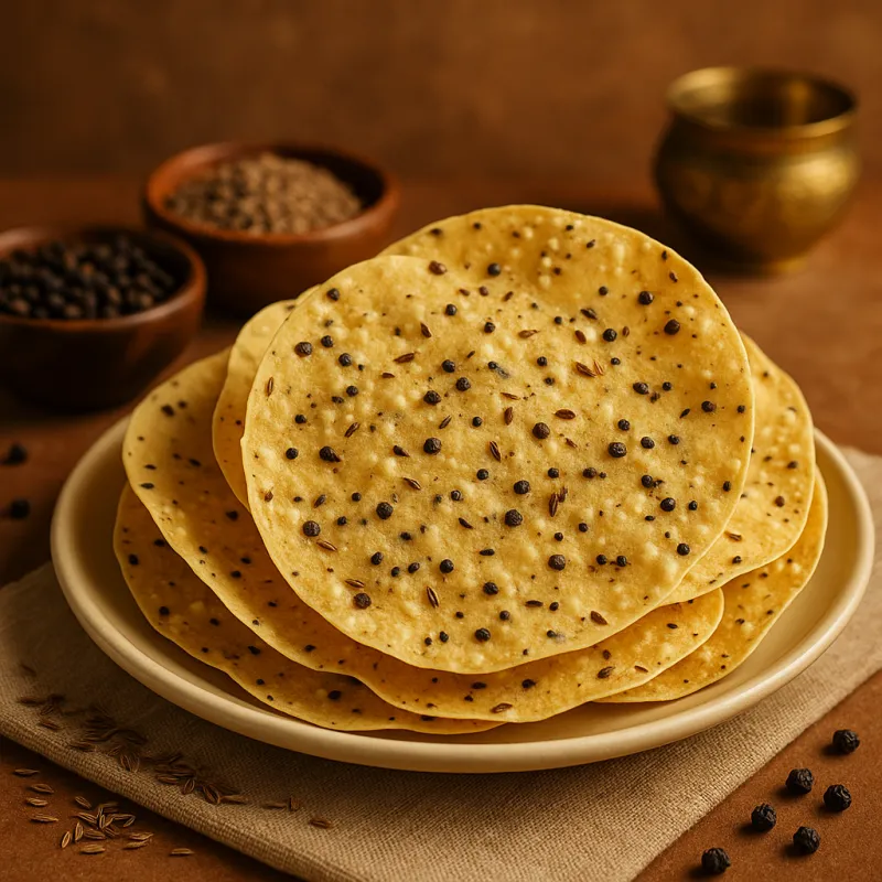 Urd dal papad